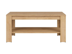 Bistro Coffee Table 110 cm – Riviera Oak / Sonoma Oak | Lower Shelf