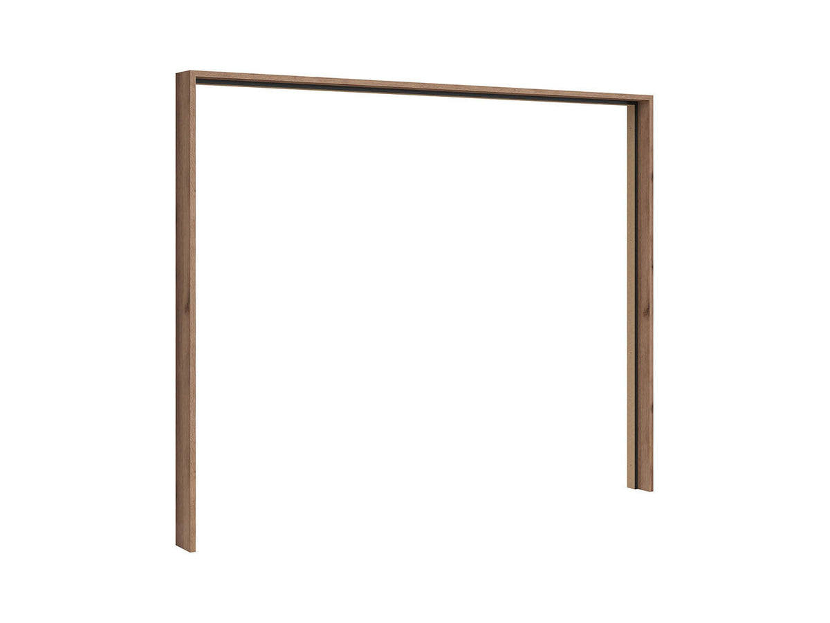 Forn Wardrobe Surround Frame (Passe-Partout) – Trim Kit for Forn 270 Wardrobe | Dark Delano Oak | 280.5×223.5 cm