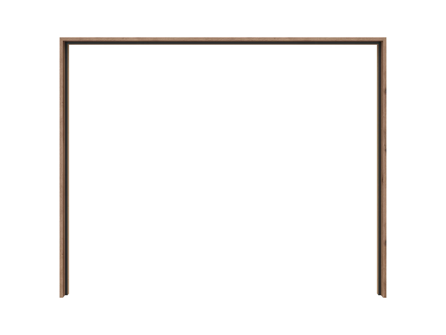 Forn Wardrobe Surround Frame (Passe-Partout) – Trim Kit for Forn 270 Wardrobe | Dark Delano Oak | 280.5×223.5 cm