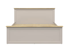Anga A Double Bed 160×200 cm – Cashmere & Mauvella Oak