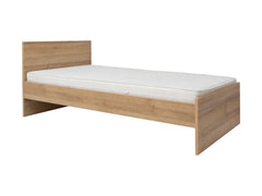 Balder Single Bed 90×200 cm – Tall Headboard, Optional Drawer | Kids & Teen | Riviera Oak