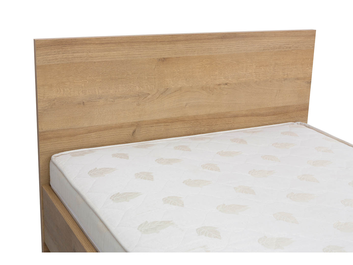 Balder Single Bed 90×200 cm – Tall Headboard, Optional Drawer | Kids & Teen | Riviera Oak