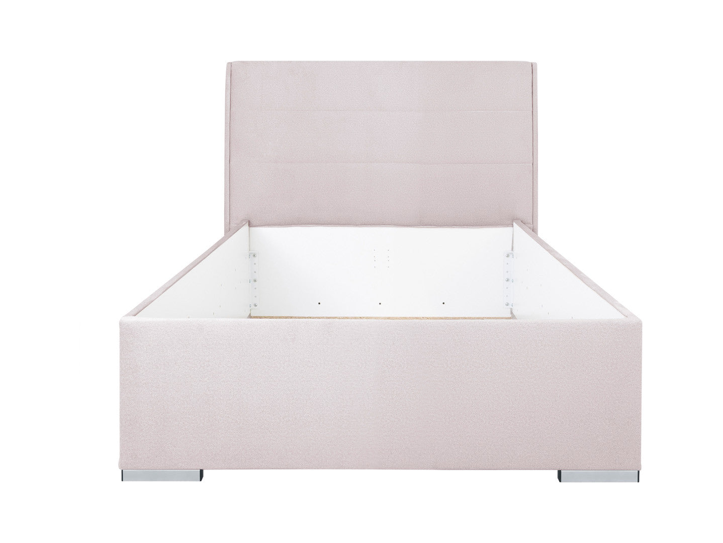 Cosala III Upholstered Bed 120×200 cm – Tall Smooth Headboard, Choice of Fabric | Frame & Mattress Optional
