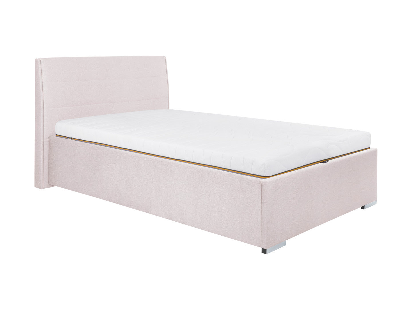 Cosala III Upholstered Bed 120×200 cm – Tall Smooth Headboard, Choice of Fabric | Frame & Mattress Optional