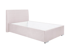 Cosala III Upholstered Bed 120×200 cm – Tall Smooth Headboard, Choice of Fabric | Frame & Mattress Optional