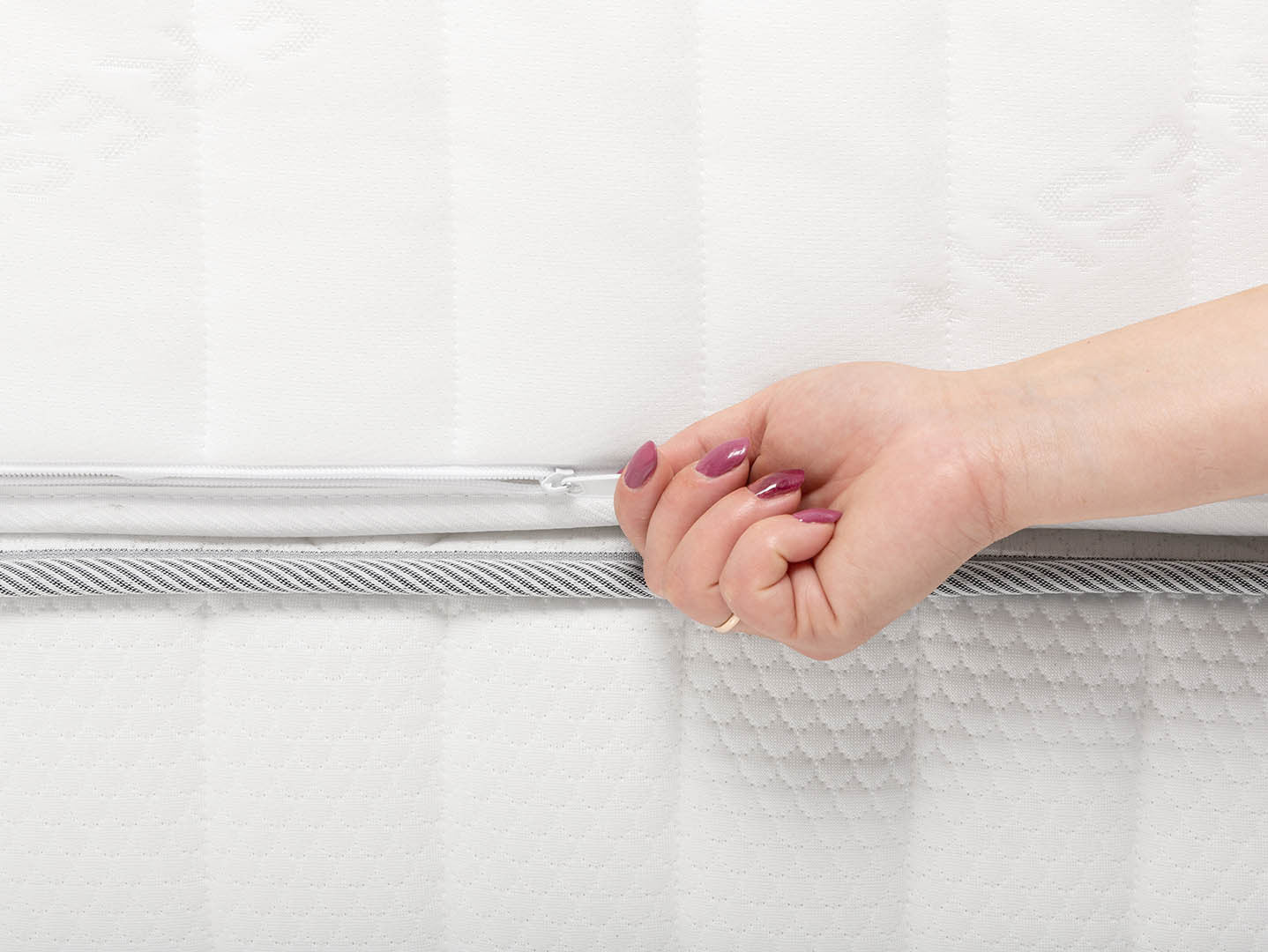 Alya Mattress 120×200 cm – Extra Firm H4 Pocket Spring with Sisal & Tencel Cover | 7 Zones | 25-Year Warranty