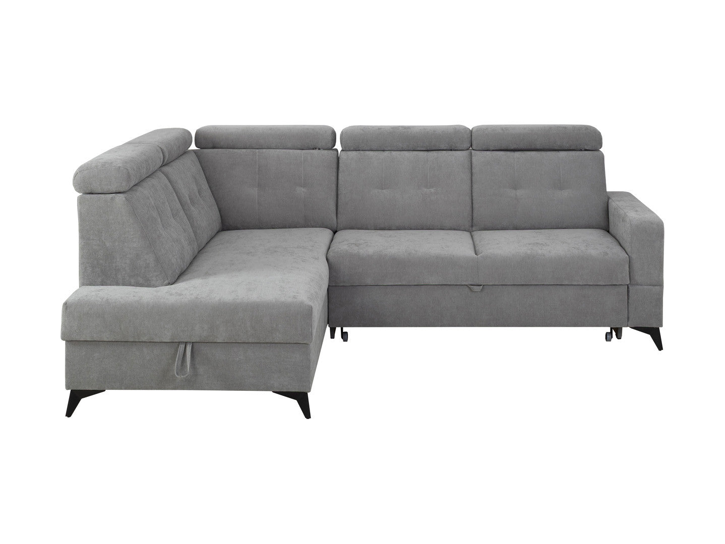 Amado Corner Sofa Bed with Storage – 5 Adjustable Headrests