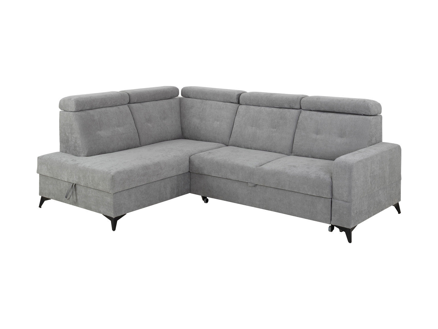 Amado Corner Sofa Bed with Storage – 5 Adjustable Headrests