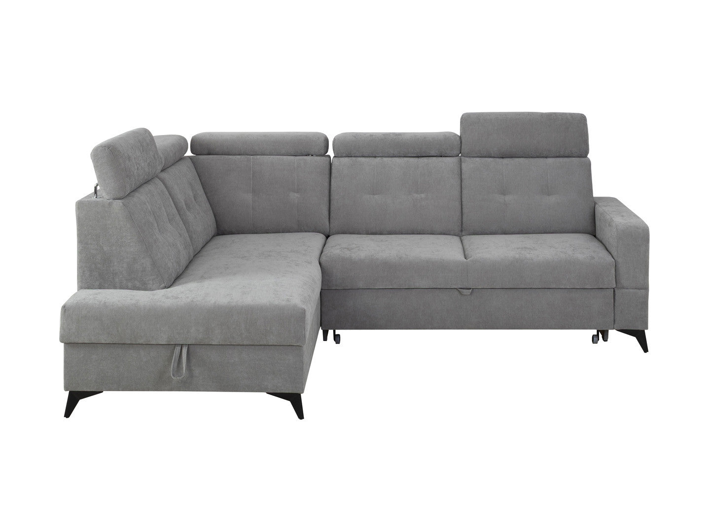 Amado Corner Sofa Bed with Storage – 5 Adjustable Headrests