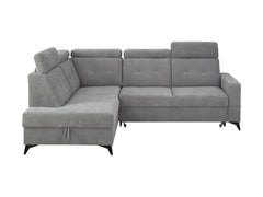 Amado Corner Sofa Bed with Storage – 5 Adjustable Headrests