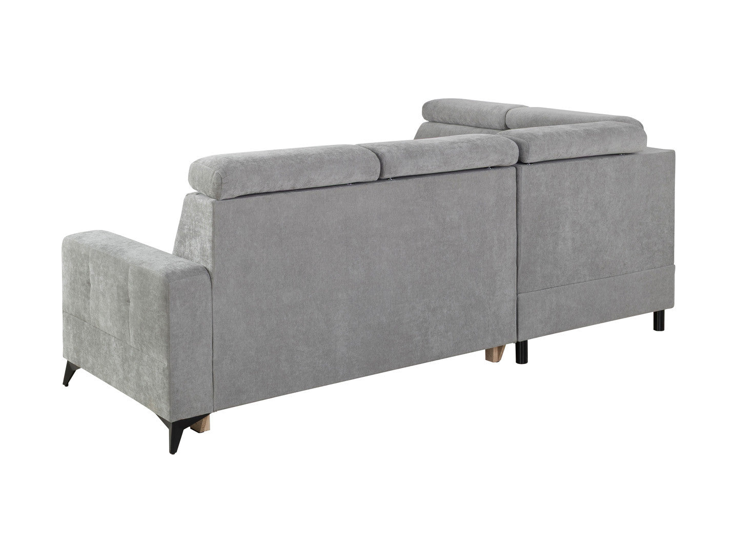 Amado Corner Sofa Bed with Storage – 5 Adjustable Headrests