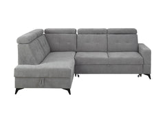 Amado Corner Sofa Bed with Storage – 5 Adjustable Headrests