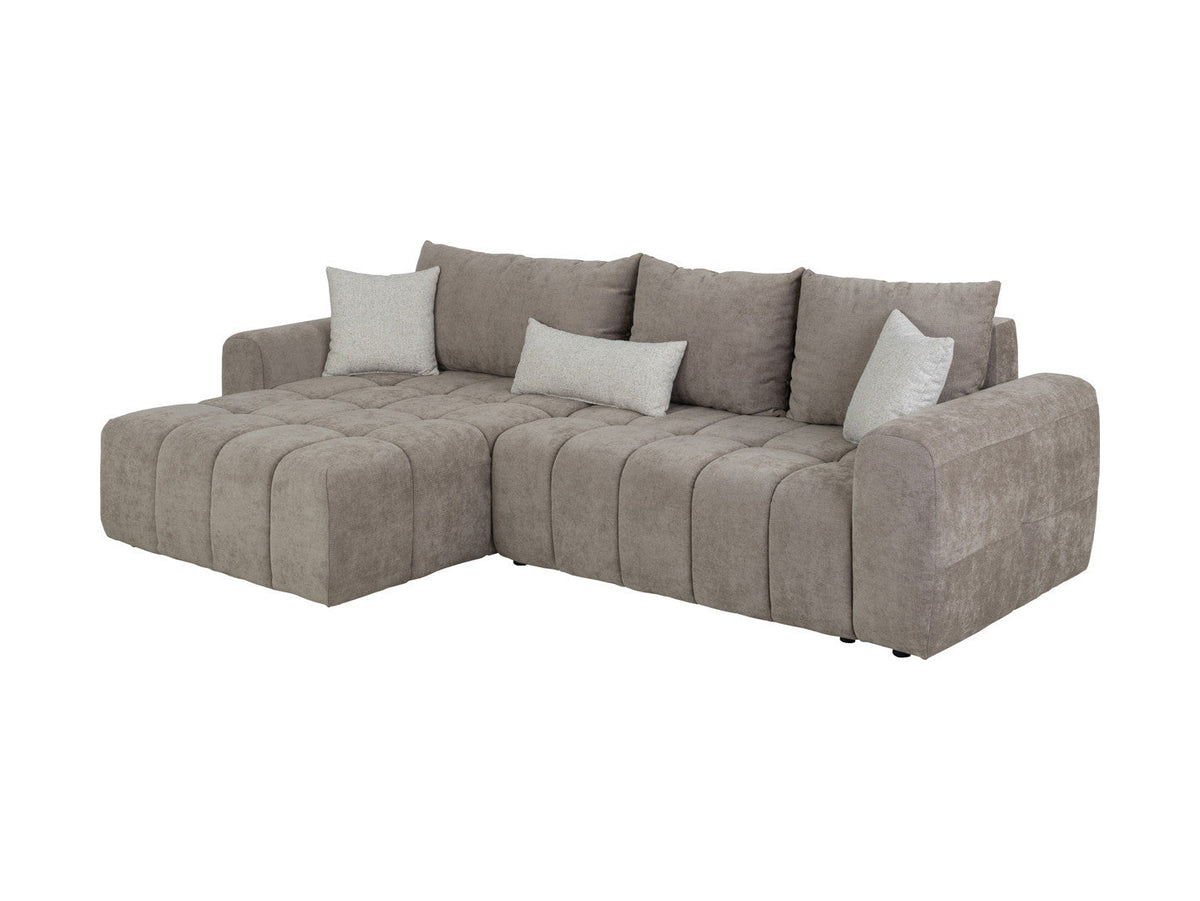 Chill Me Corner Sofa Bed | Pull-Out Sleep 135x242cm, Storage & Recamier | 298x168cm