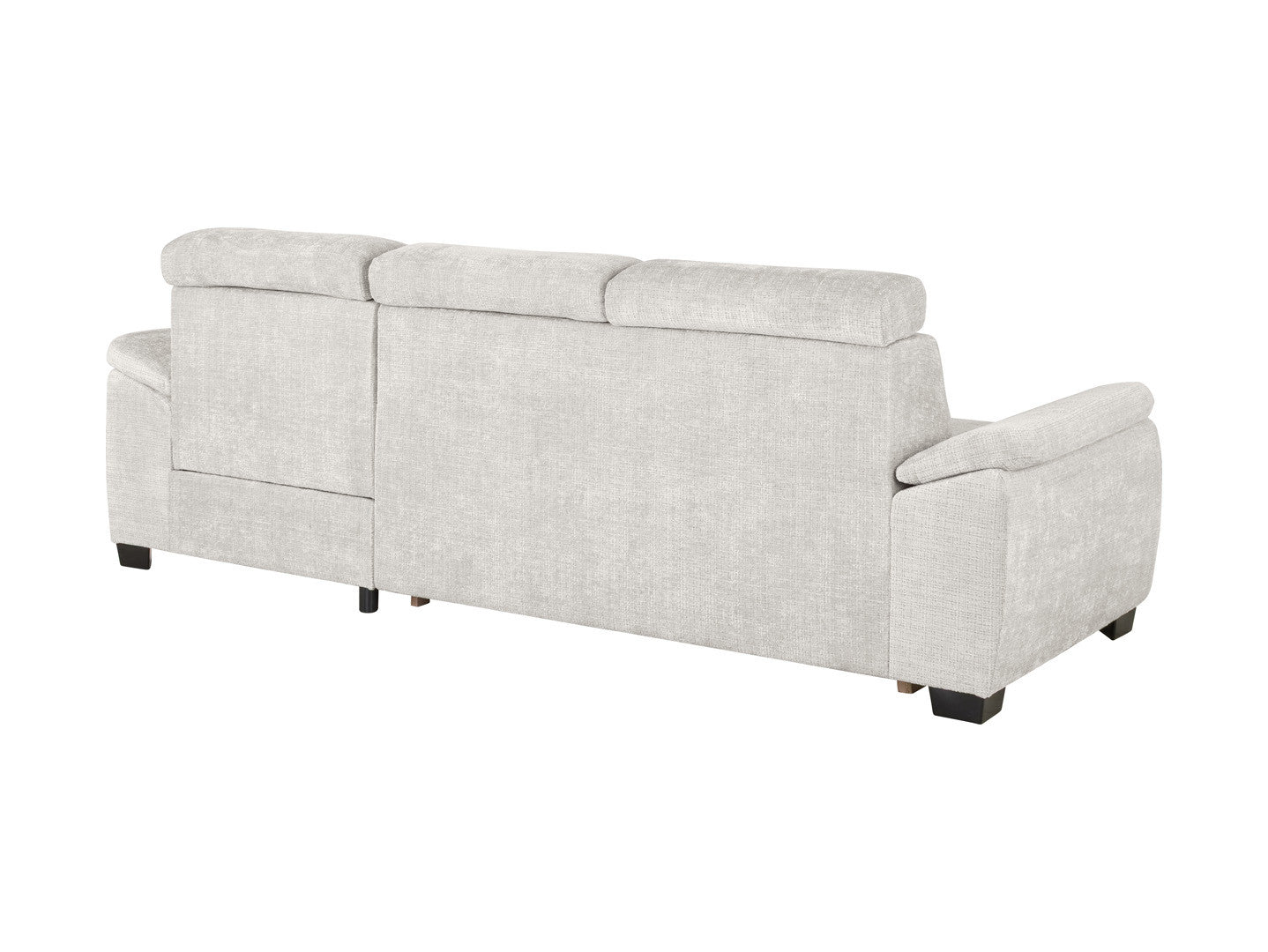 Aguda Corner Sofa Bed | Dolphin Mechanism, 3 Adjustable Headrests & Storage | 269x175cm | Cremona 04