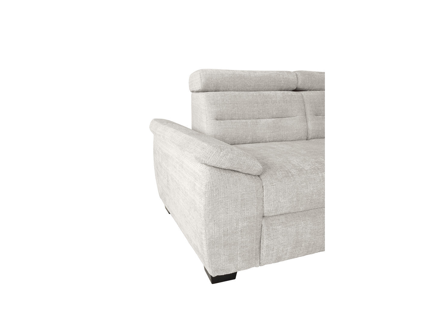Aguda Corner Sofa Bed | Dolphin Mechanism, 3 Adjustable Headrests & Storage | 269x175cm | Cremona 04