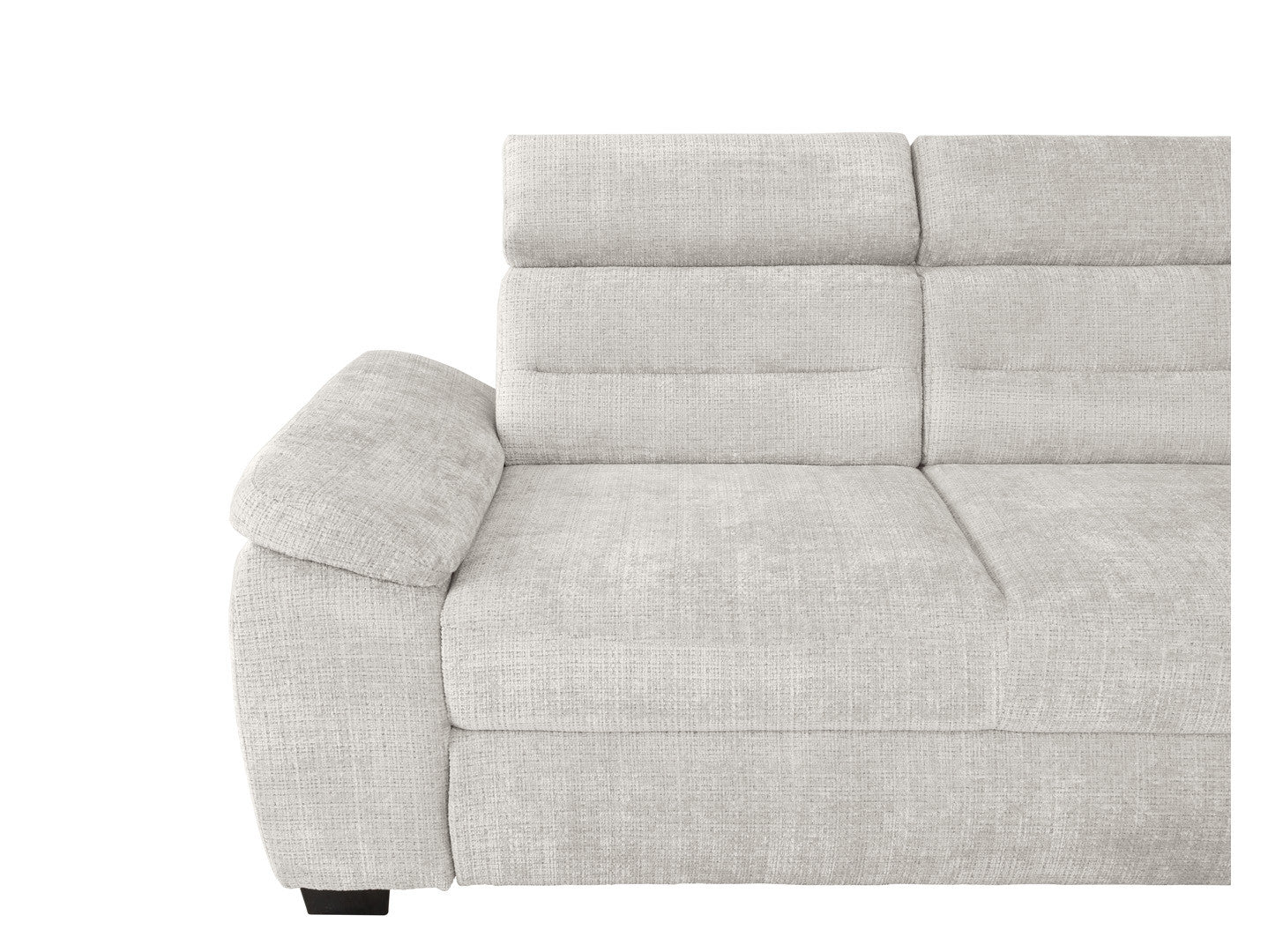 Aguda Corner Sofa Bed | Dolphin Mechanism, 3 Adjustable Headrests & Storage | 269x175cm | Cremona 04