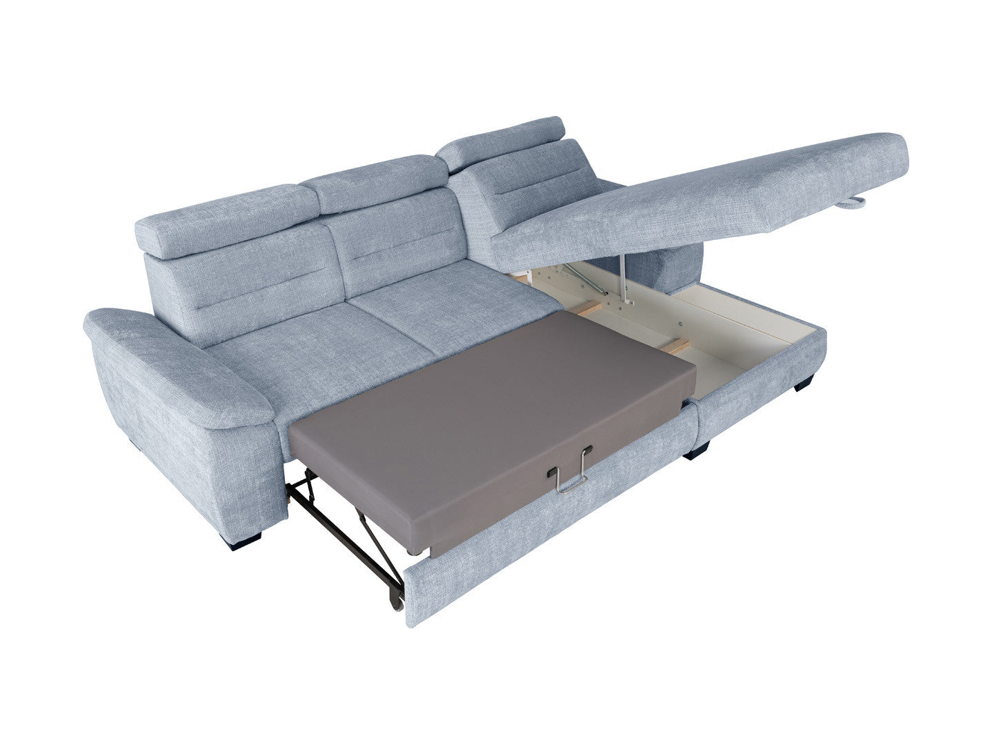 Aguda Corner Sofa Bed with Storage 269x175 cm – Cremona 70