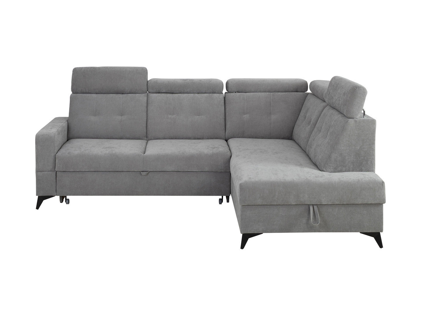 Amado Corner Sofa (Right-Hand) – Wind 90, 5 Adjustable Headrests, Sleep Function, Bedding Storage