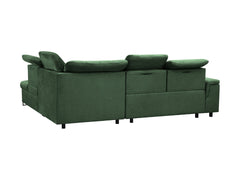 Aragon Corner Sofa Bed – Adjustable Headrests, Storage, 140×198 cm Sleeping Surface