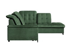 Aragon Corner Sofa Bed – Adjustable Headrests, Storage, 140×198 cm Sleeping Surface