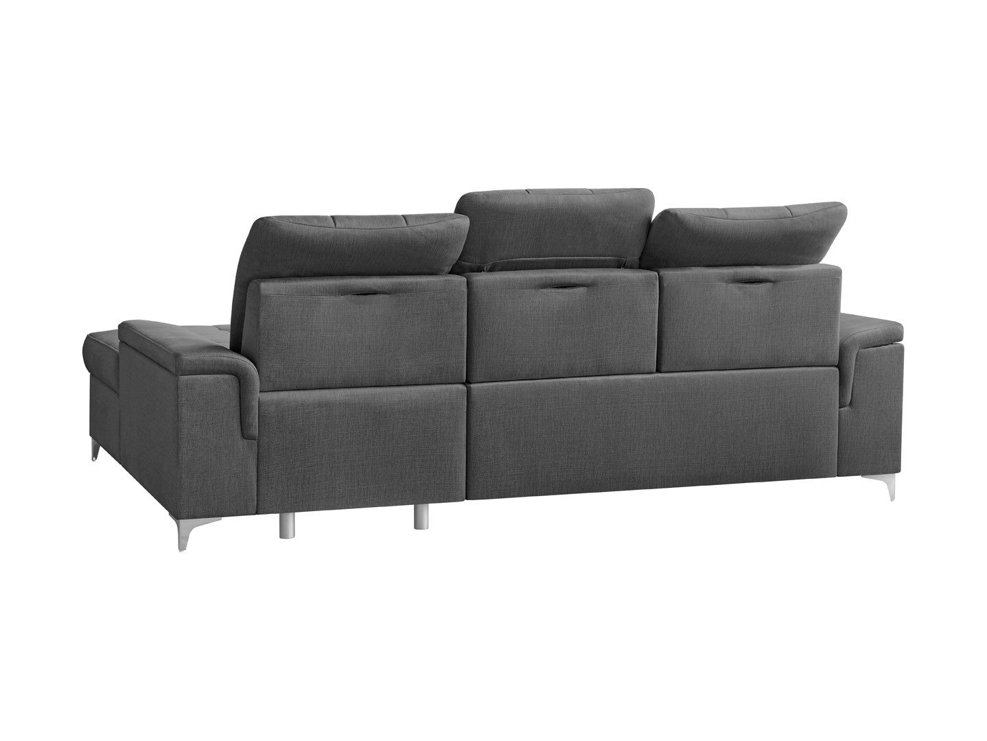 Ariado Right-Hand Corner Sofa Bed — Dolphin Mechanism, 140x200cm Sleeping Surface, Velvet Upholstery & Bedding Storage, Voss 15
