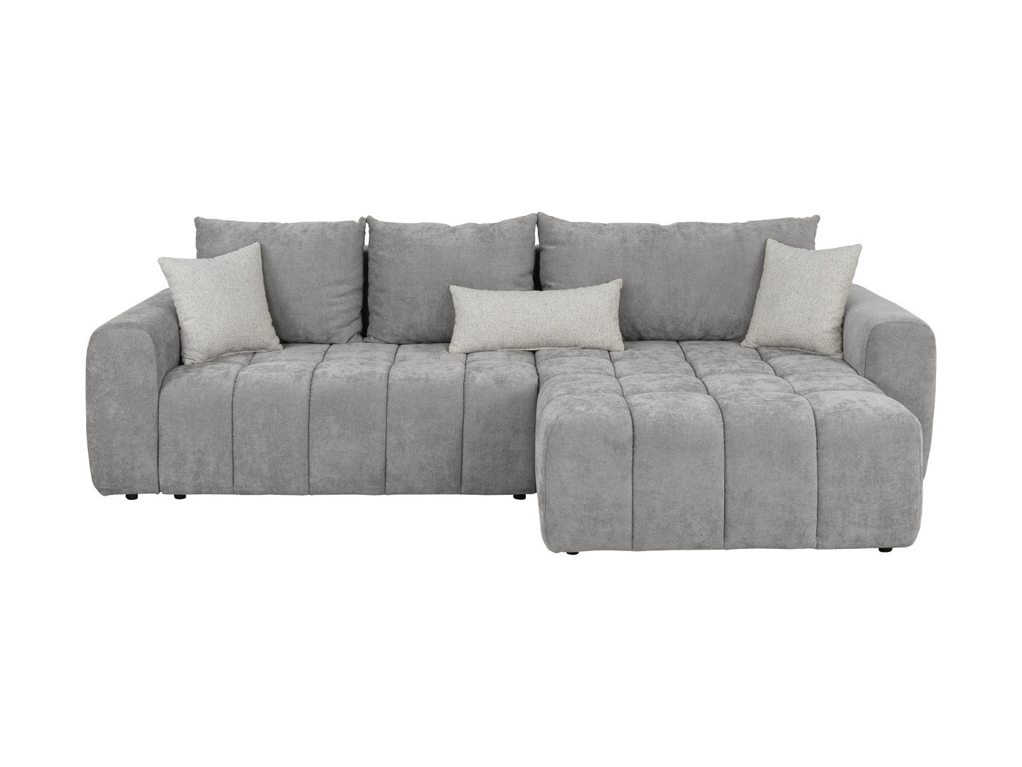 Chill Me Corner Sofa Bed with Storage – DL Mechanism | 135×242 cm Sleeping Surface | Finn Fabric