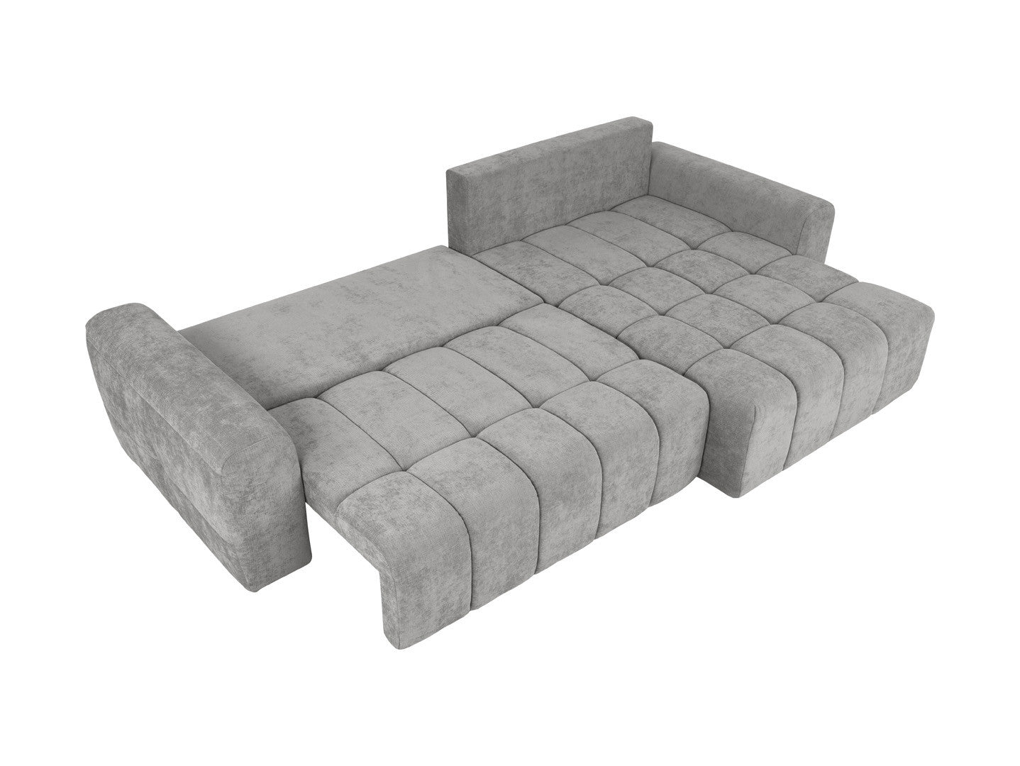 Chill Me Corner Sofa Bed with Storage – DL Mechanism | 135×242 cm Sleeping Surface | Finn Fabric