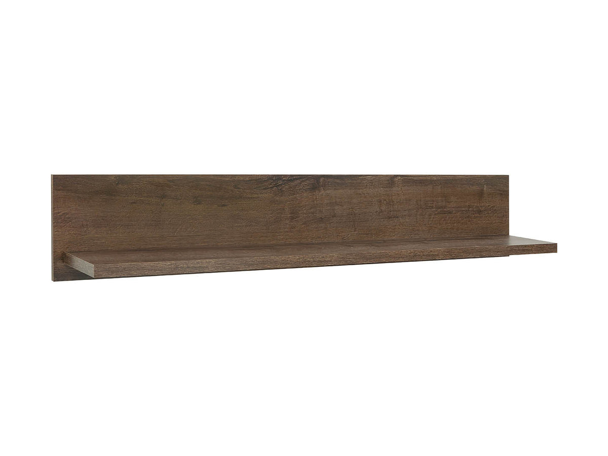 Balin Wall Shelf 140 cm – Monastery Oak, Matches TV Cabinet, Modern & Classic Interiors