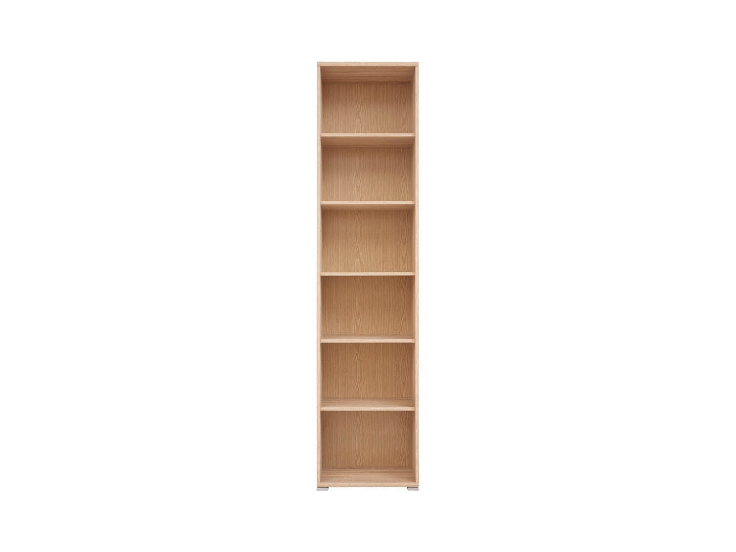 BRW Office Tall Slim Bookcase 52.5 cm – Sonoma Oak, 5 Shelves, 221 cm, Modular System
