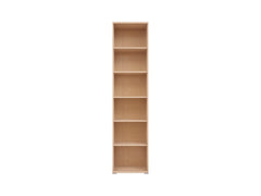 BRW Office Tall Slim Bookcase 52.5 cm – Sonoma Oak, 5 Shelves, 221 cm, Modular System