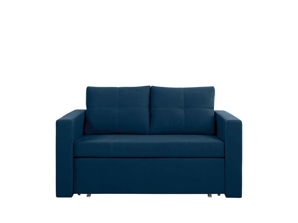 Bunio III 2-Seater Sofa Bed with Storage – Grey Manila Fabric