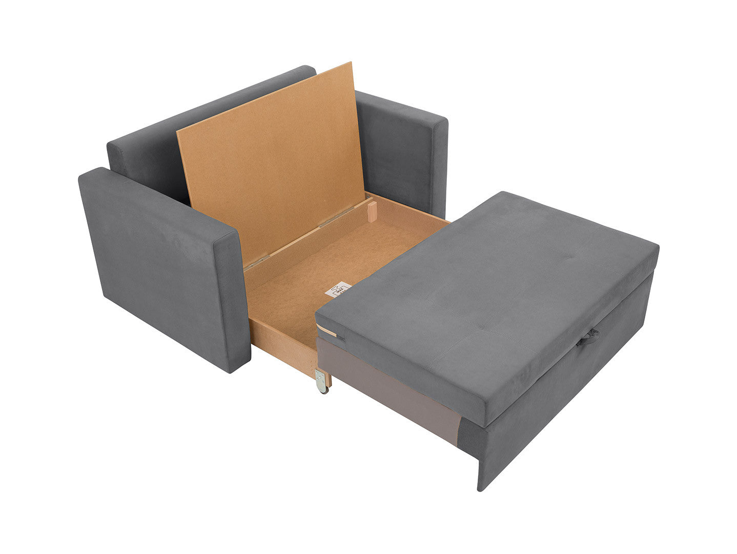 Bunio III 2-Seater Sofa Bed with Storage – Manila Fabric (Colour 16)