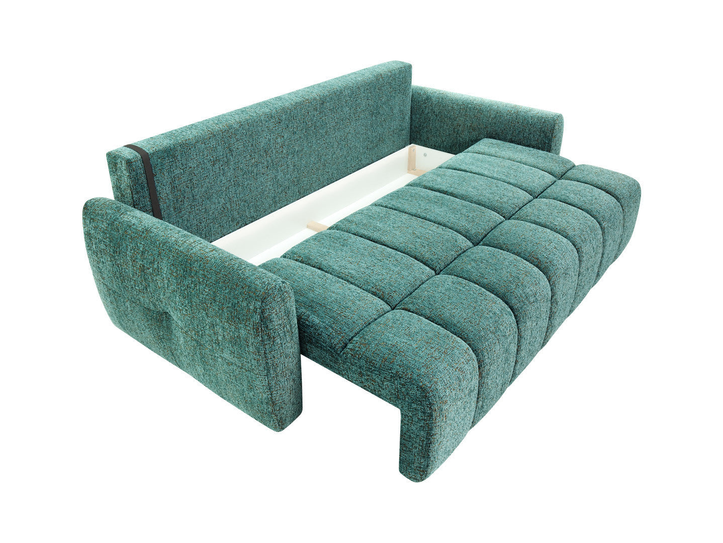 Cloud 3-Seater Sofa Bed — DL Auto Mechanism, 153x184cm Sleeping Surface, Bedding Storage & Cushions, Bella 75