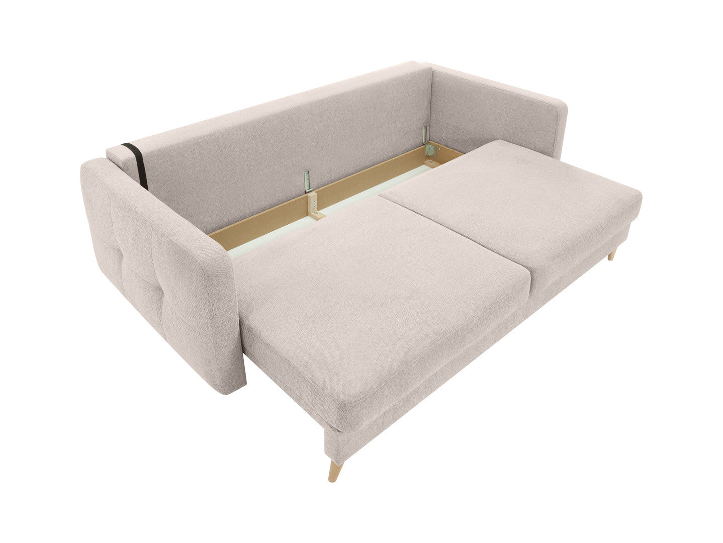 Cornet 3-Seater Sofa Bed 225x109 cm with Storage – Lotus Sand
