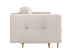 Cornet 3-Seater Sofa Bed 225x109 cm with Storage – Lotus Sand