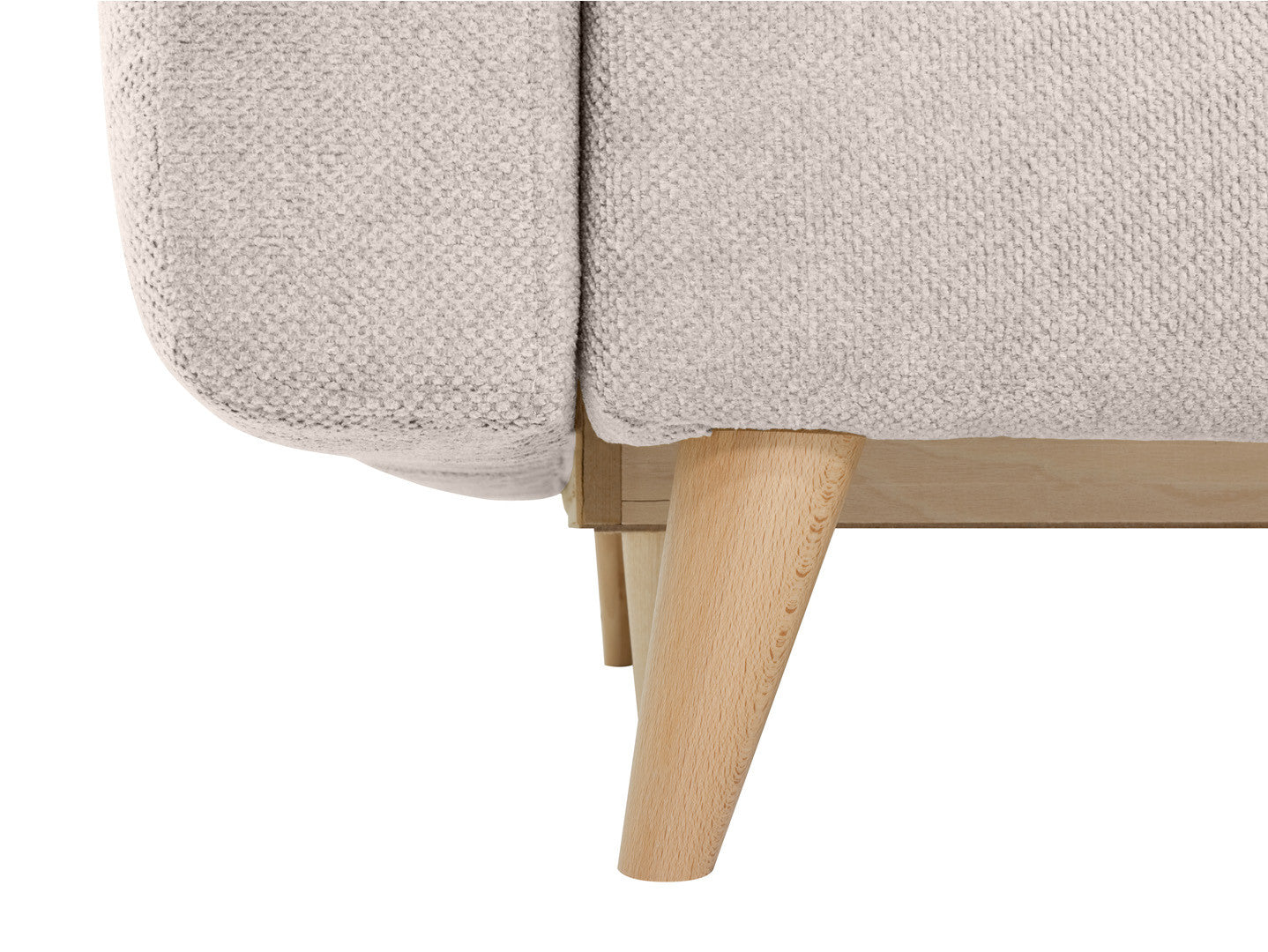 Cornet 3-Seater Sofa Bed 225x109 cm with Storage – Lotus Sand