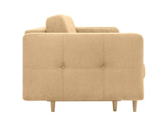 Cornet 3-Seater Sofa Bed 225x109 cm with Storage – Lotus Honey