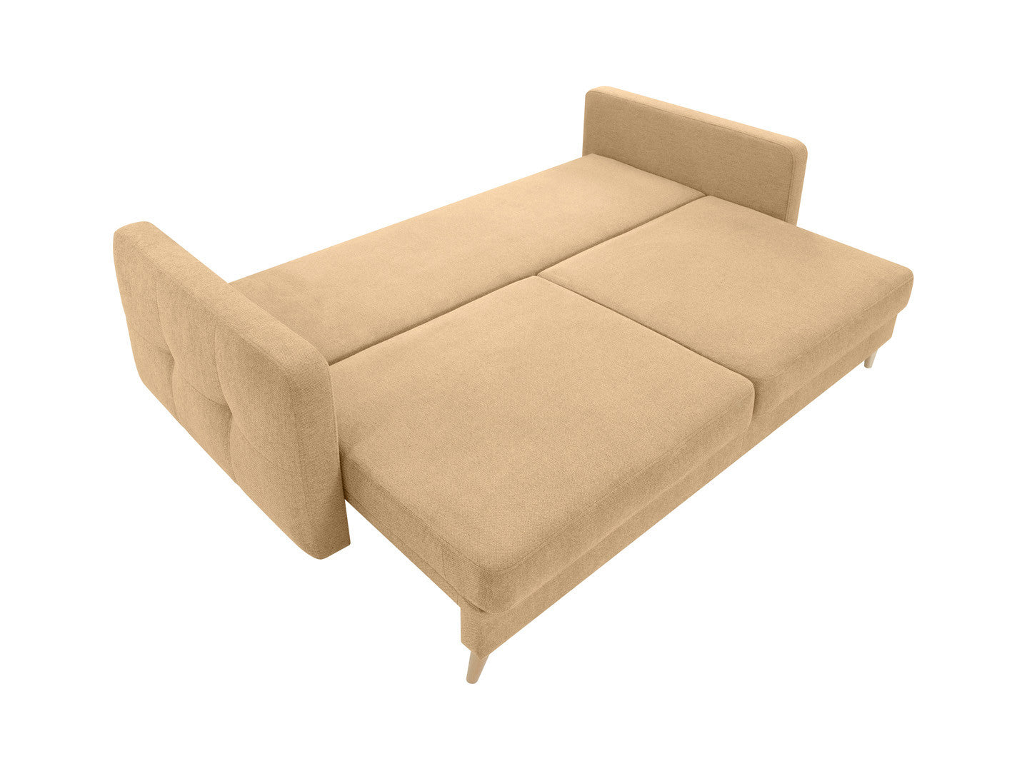 Cornet 3-Seater Sofa Bed 225x109 cm with Storage – Lotus Honey