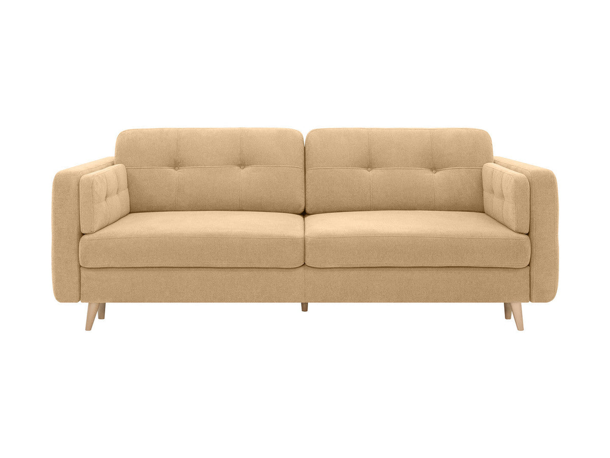 Cornet 3-Seater Sofa Bed 225x109 cm with Storage – Lotus Honey