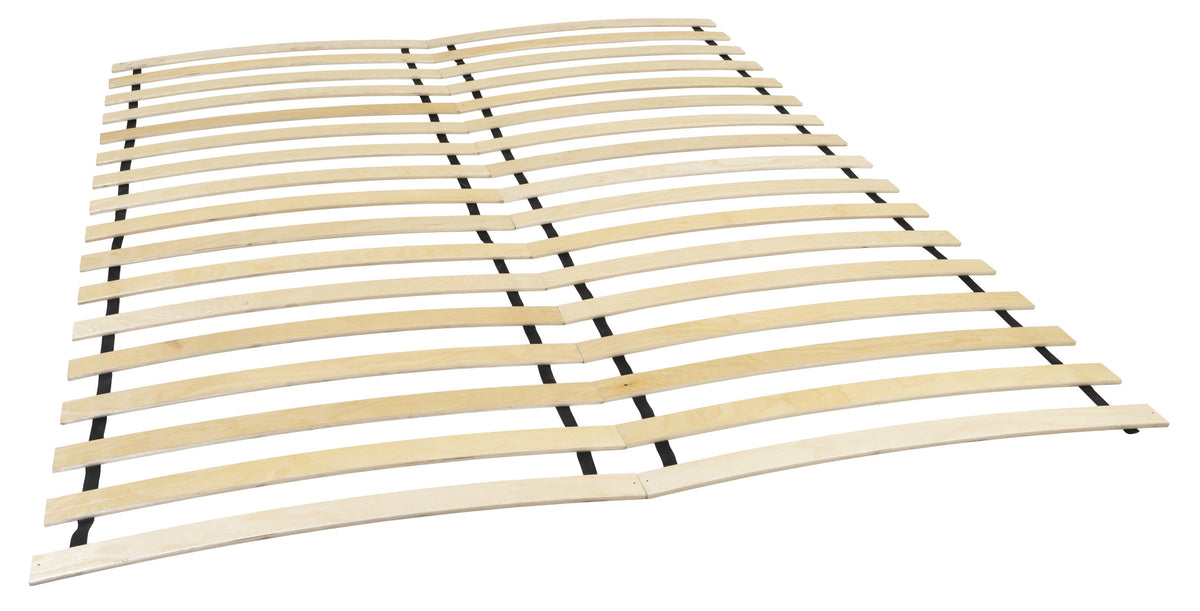 Birch Spring Slatted Bed Base 180×200cm — 17 Slats, 140kg Per Side, For BRW 180cm Beds