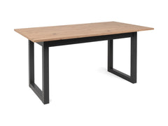 Denver Extendable Dining Table 160–200 cm – Artisan Oak / Black