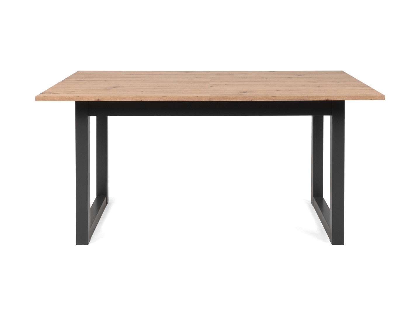 Denver Extendable Dining Table 160–200 cm – Artisan Oak / Black