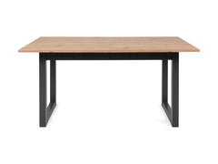 Denver Extendable Dining Table 160–200 cm – Artisan Oak / Black