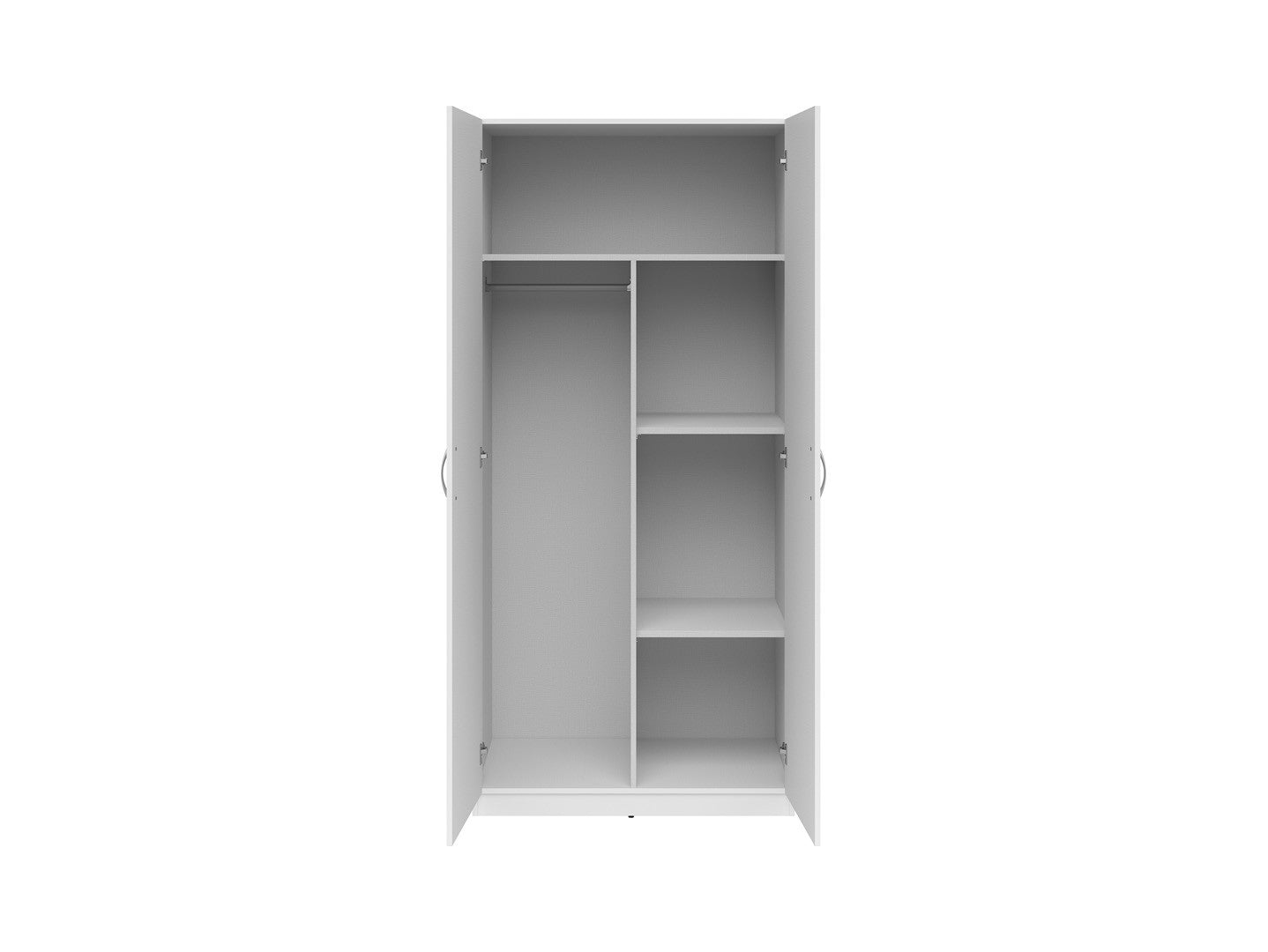 Casao — 2-Door Wardrobe in White