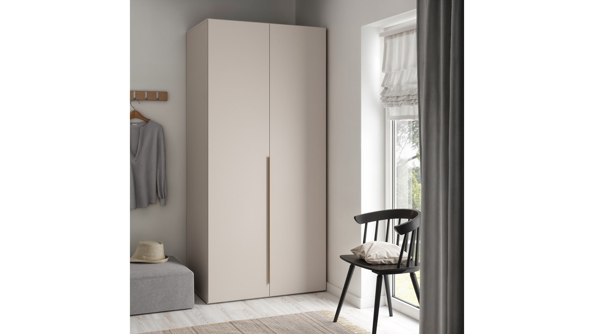 Flex — 6-Door Wardrobe | 300 × 218 cm | Uni Kashmir | Scratch-Resistant | Bedroom & Dressing Room