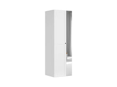 Flex — Narrow Wardrobe 75 cm with Mirror Panel
