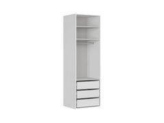 Flex — Narrow Wardrobe 75 cm with Mirror Panel