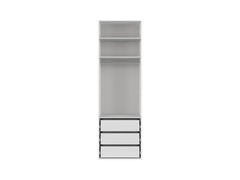 Flex — Narrow Wardrobe 75 cm with Mirror Panel