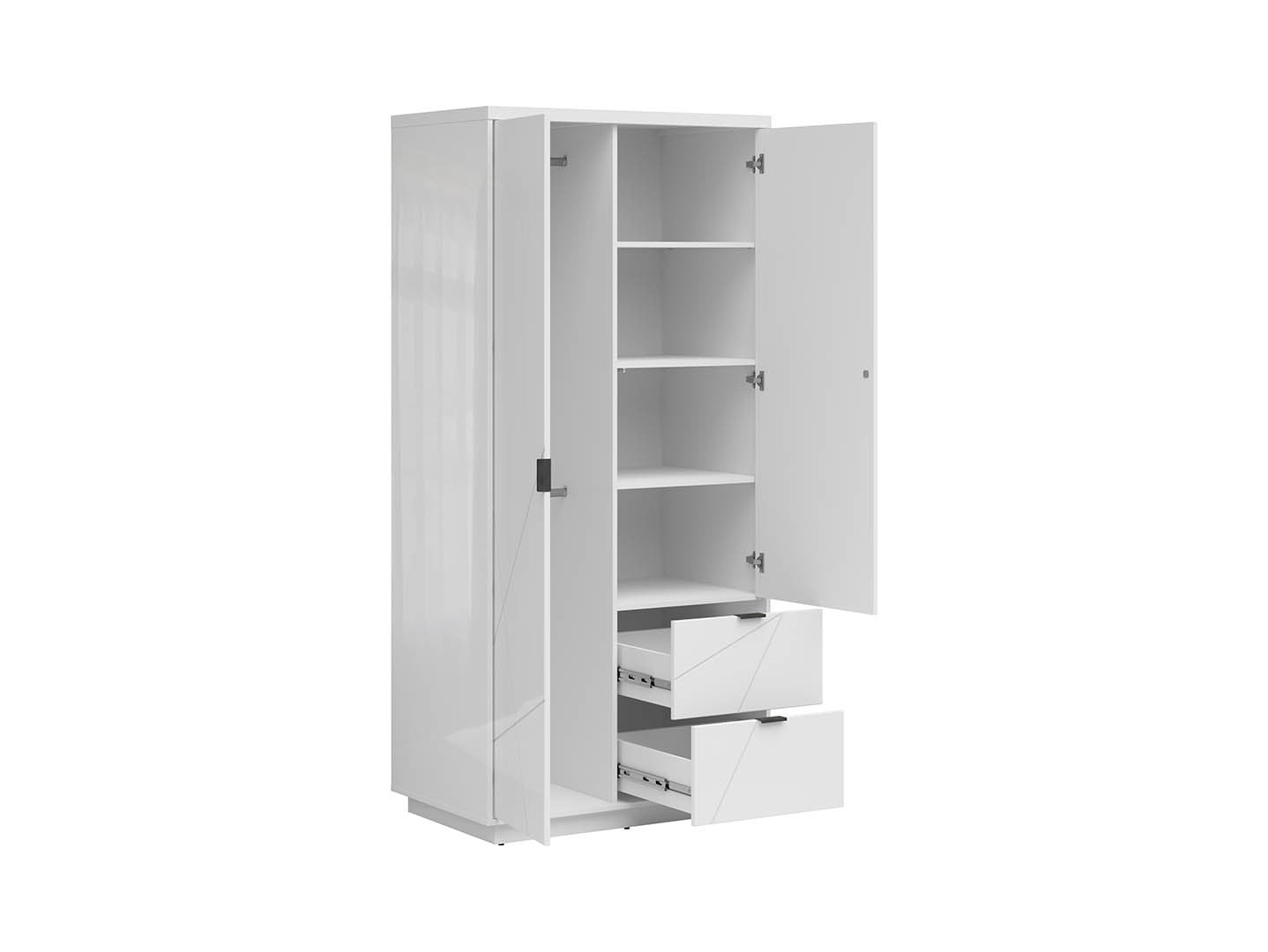 Forn Wardrobe 94 cm – White Gloss