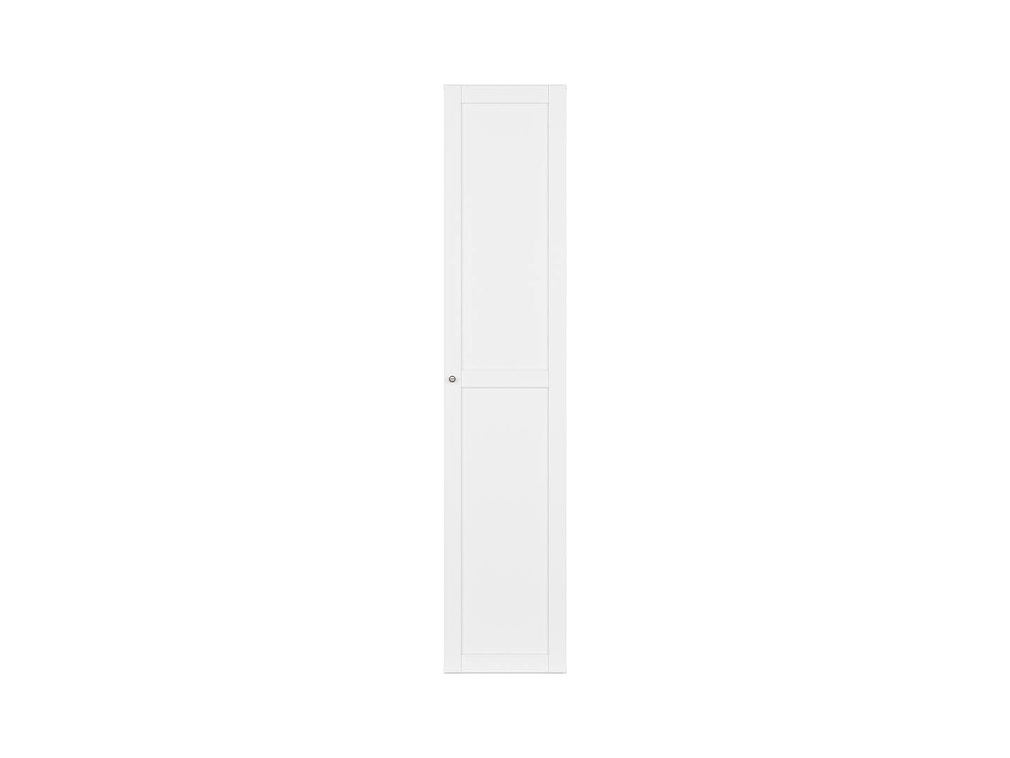 Flex Narrow Tower Wardrobe 50 cm – White, 3 Soft-Close Drawers, Hanging Rail, 10-Year Warranty